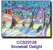 Snowball Delight Charity Select Holiday Card